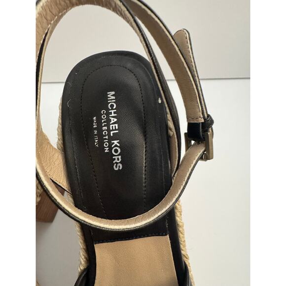 Michael Kors Collection Silvana Runway Black Leather Platform - Picture 10 of 11